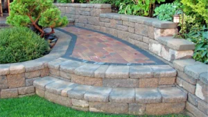 hardscaping in garden landscaping